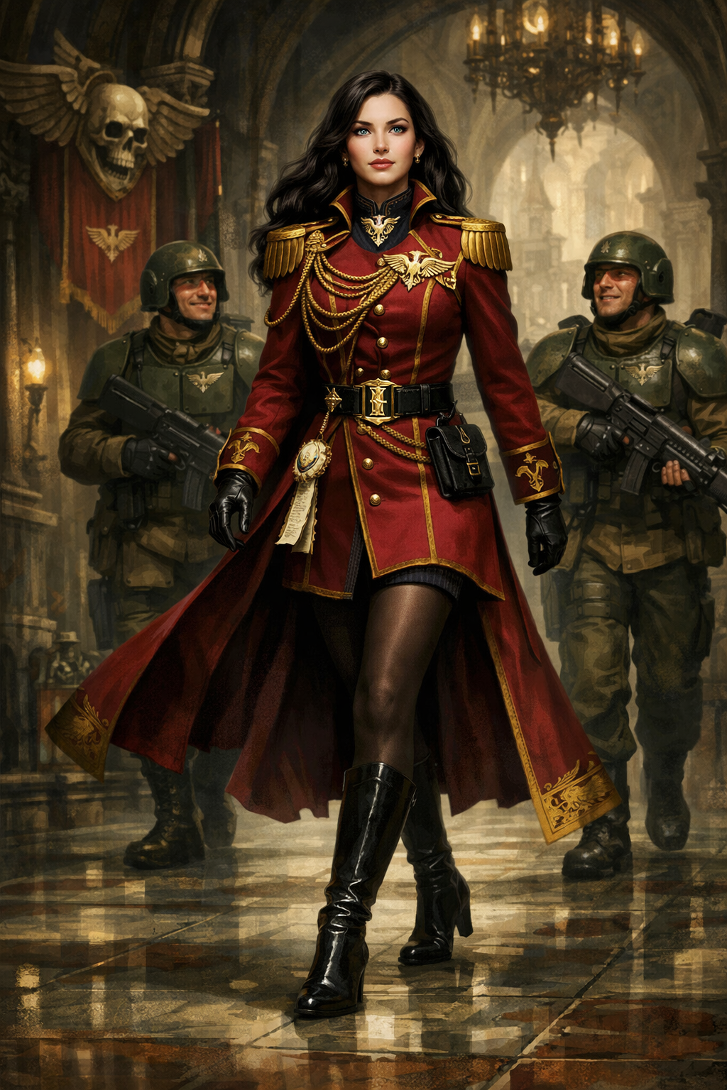 Aurelia in the corridors