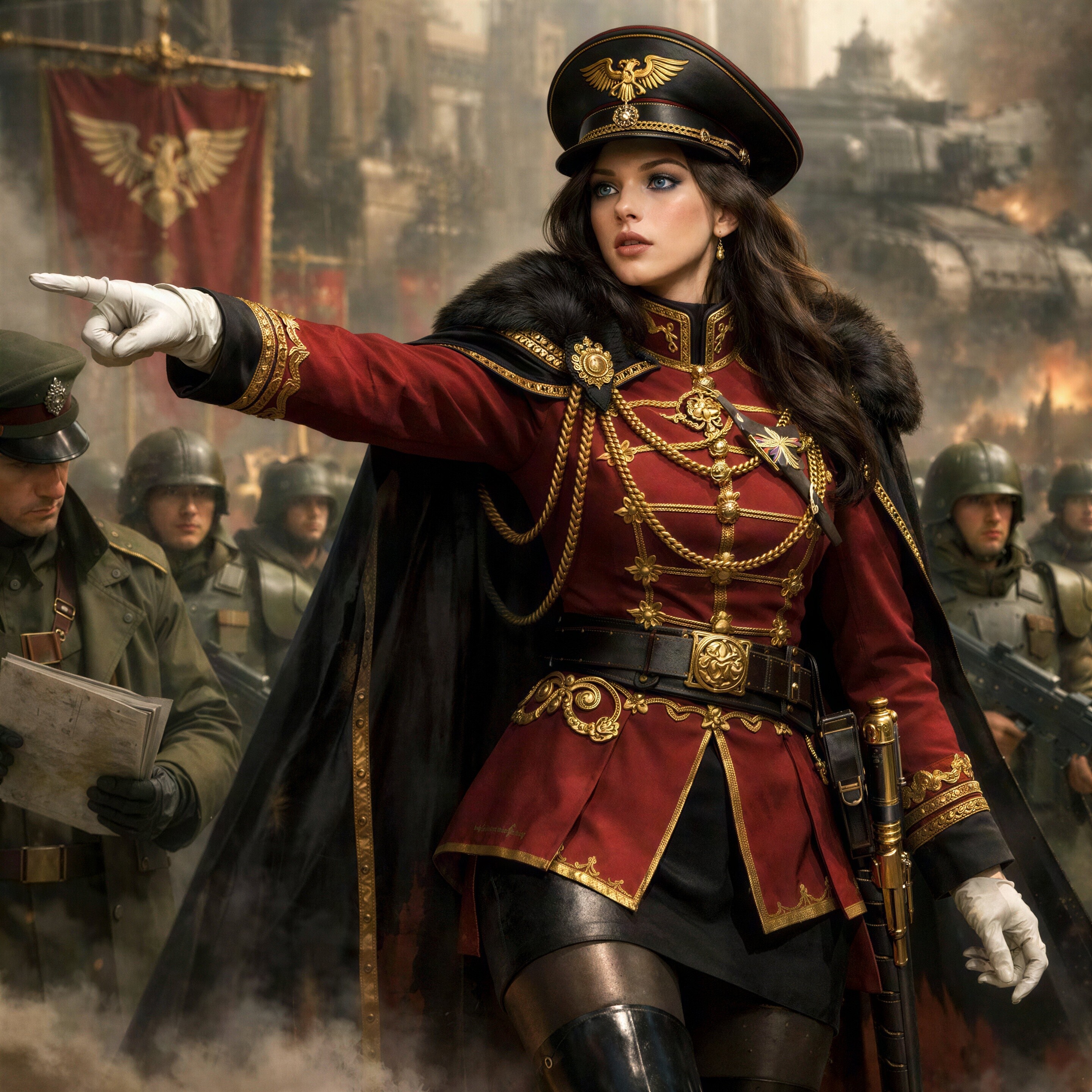 Commanding the regiments