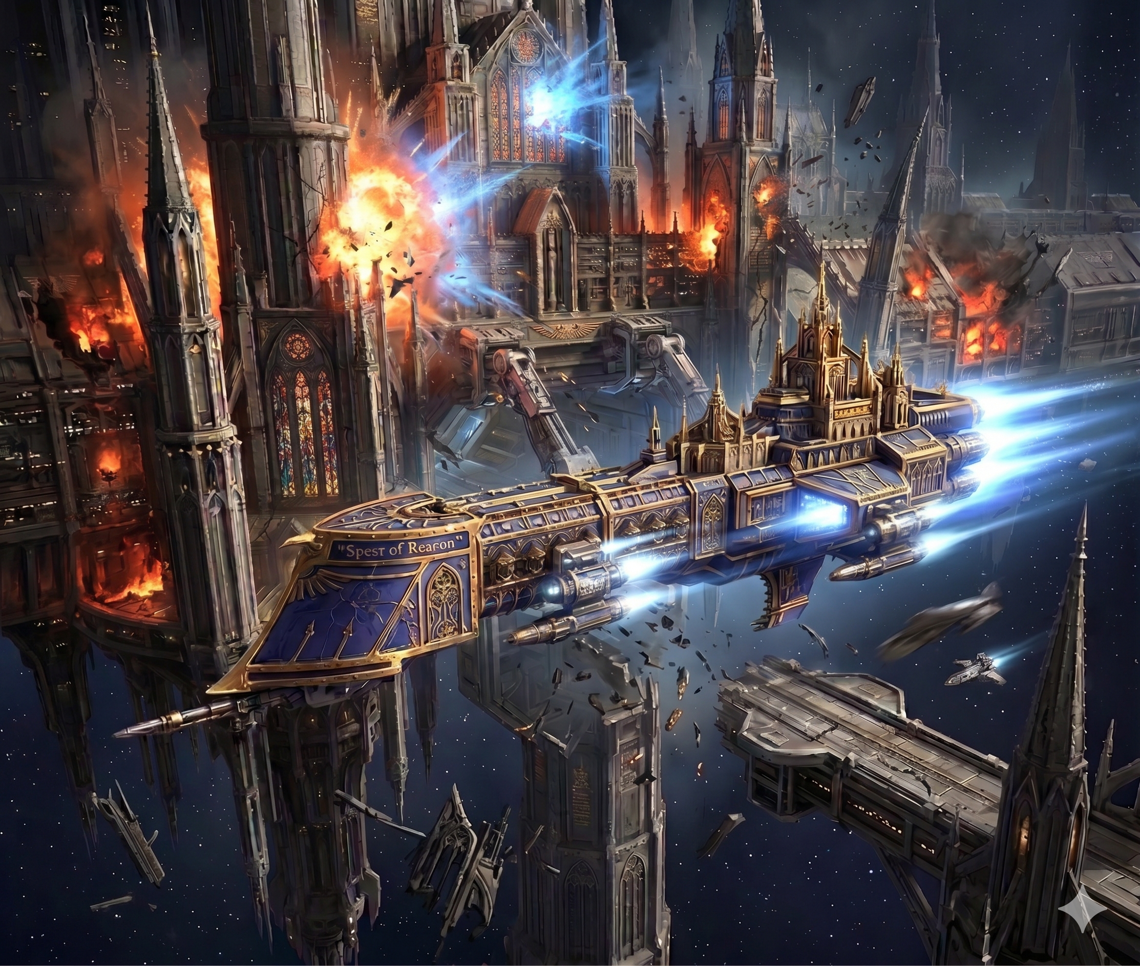 The Cruiser departing