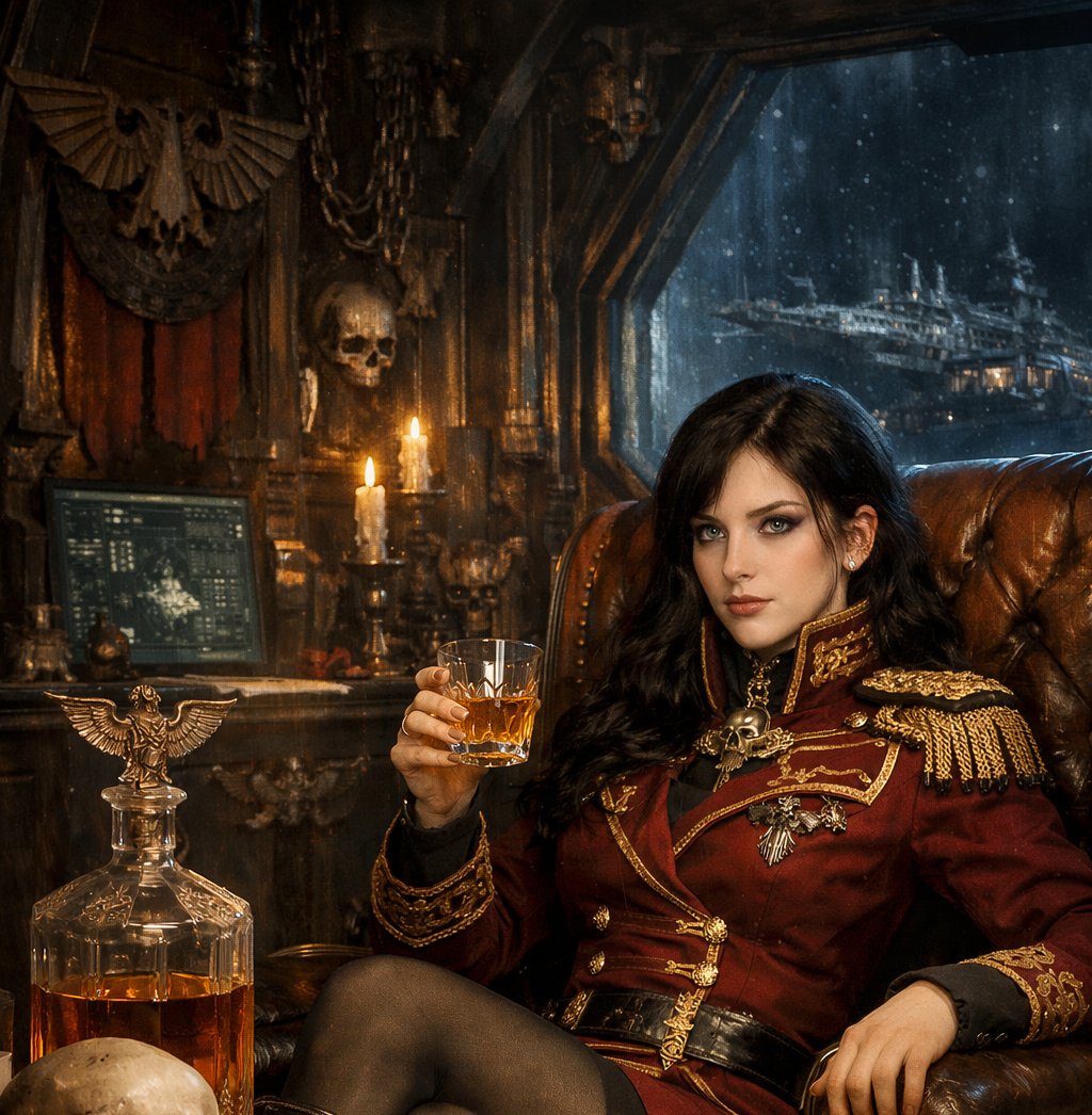 Aurelia in the Captain's Cabin